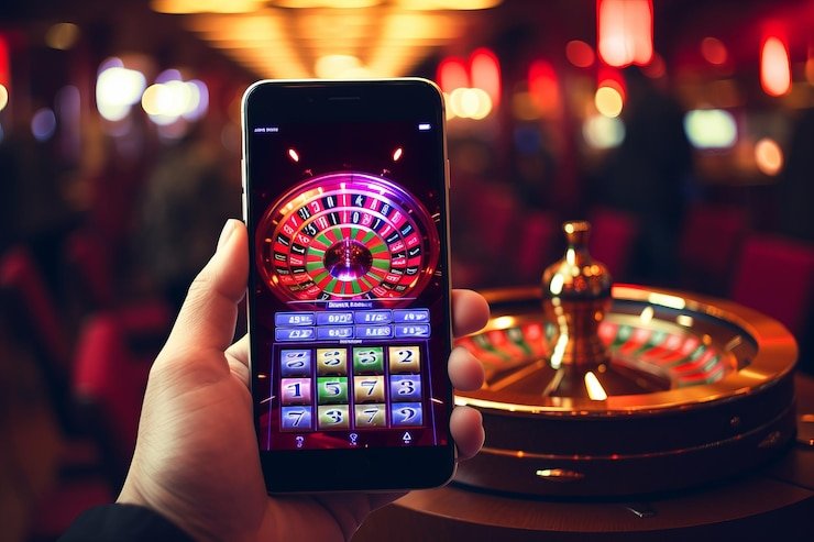 Philippines mobile user opening a polished entertainment platform on a smartphone